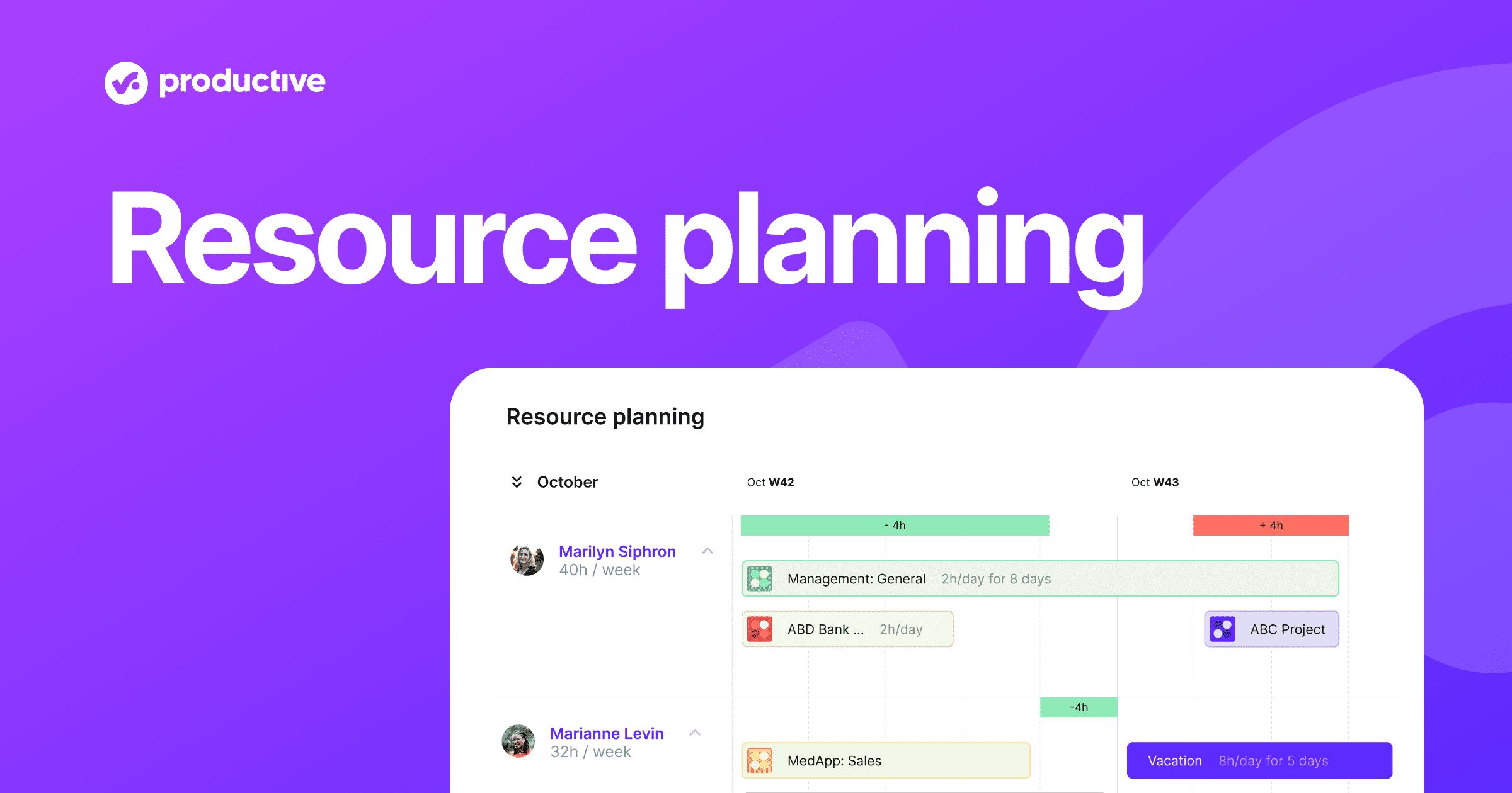 Professional Services Resource Planning Tool | Productive