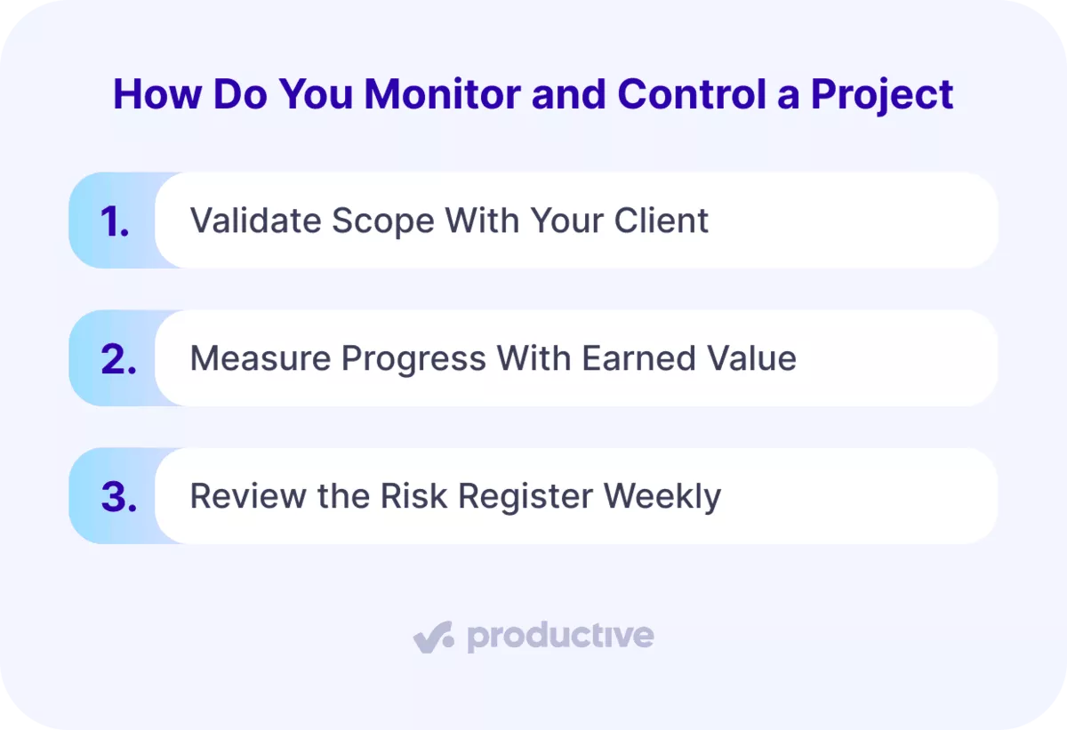 A screenshot of a project management software task with to-dos, assignee and due date, used across project management process groups.